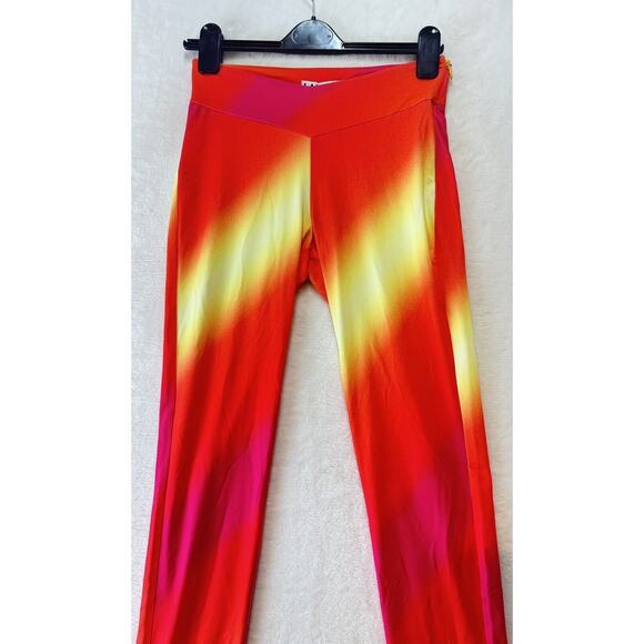 I.AM.GIA Hali Pant Womens XS Spray Multicolor Legging Bodycon Side Zip Retro - Picture 4 of 15